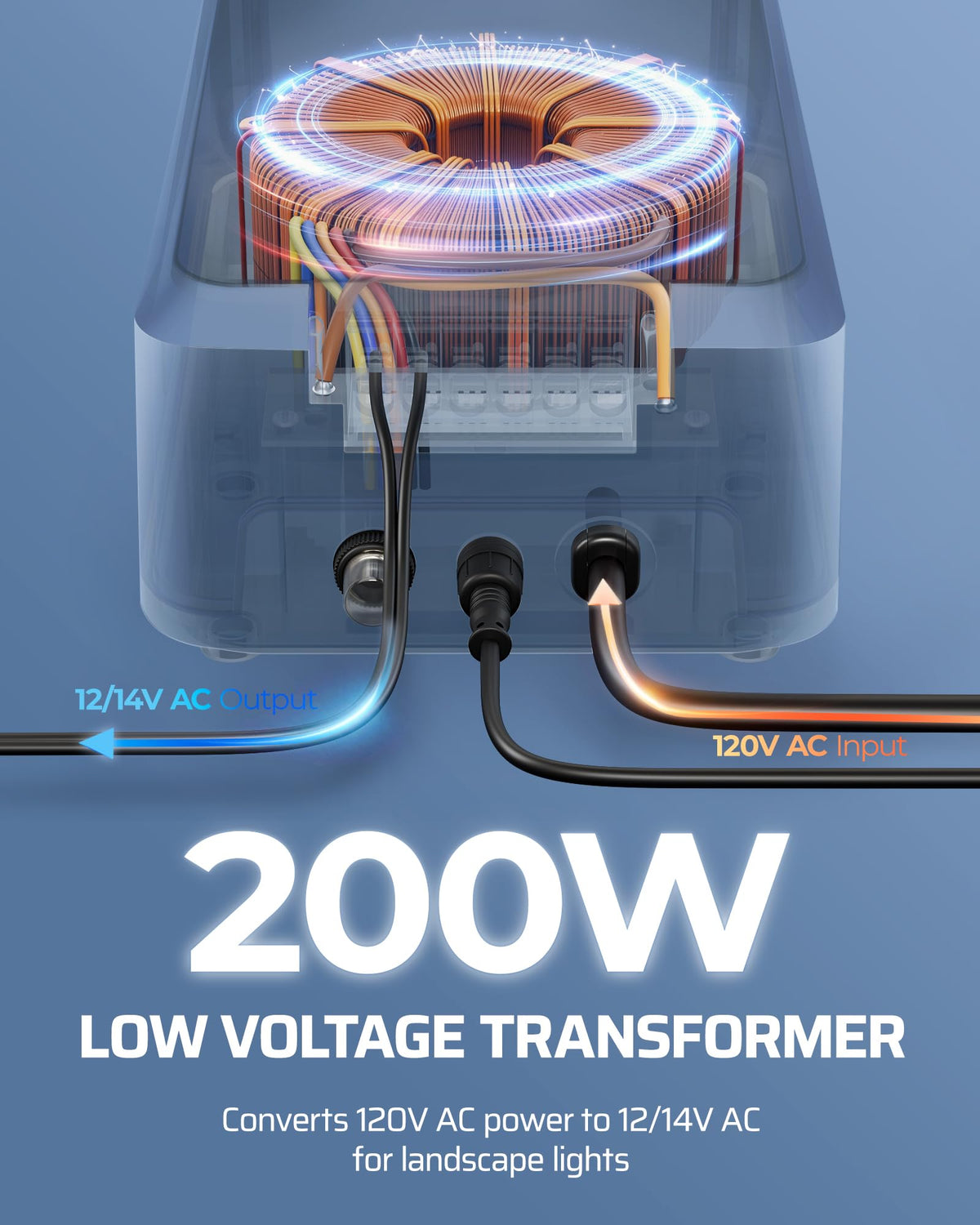 200W Outdoor Low Voltage Transformer P229