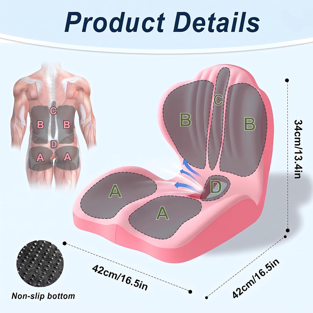 Ergonomic Lumbar & Seat Support Cushion Q6695