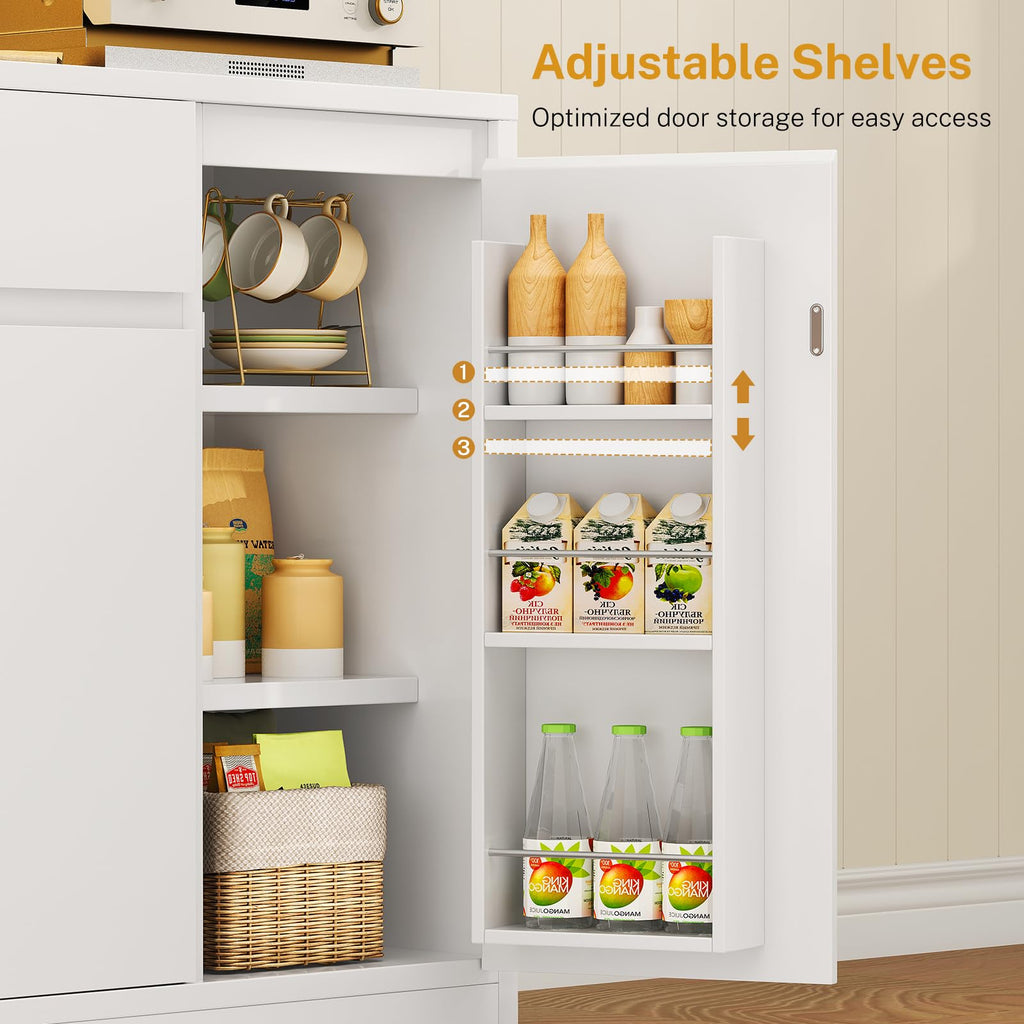 Pantry Cabinet with Charging Station O5105