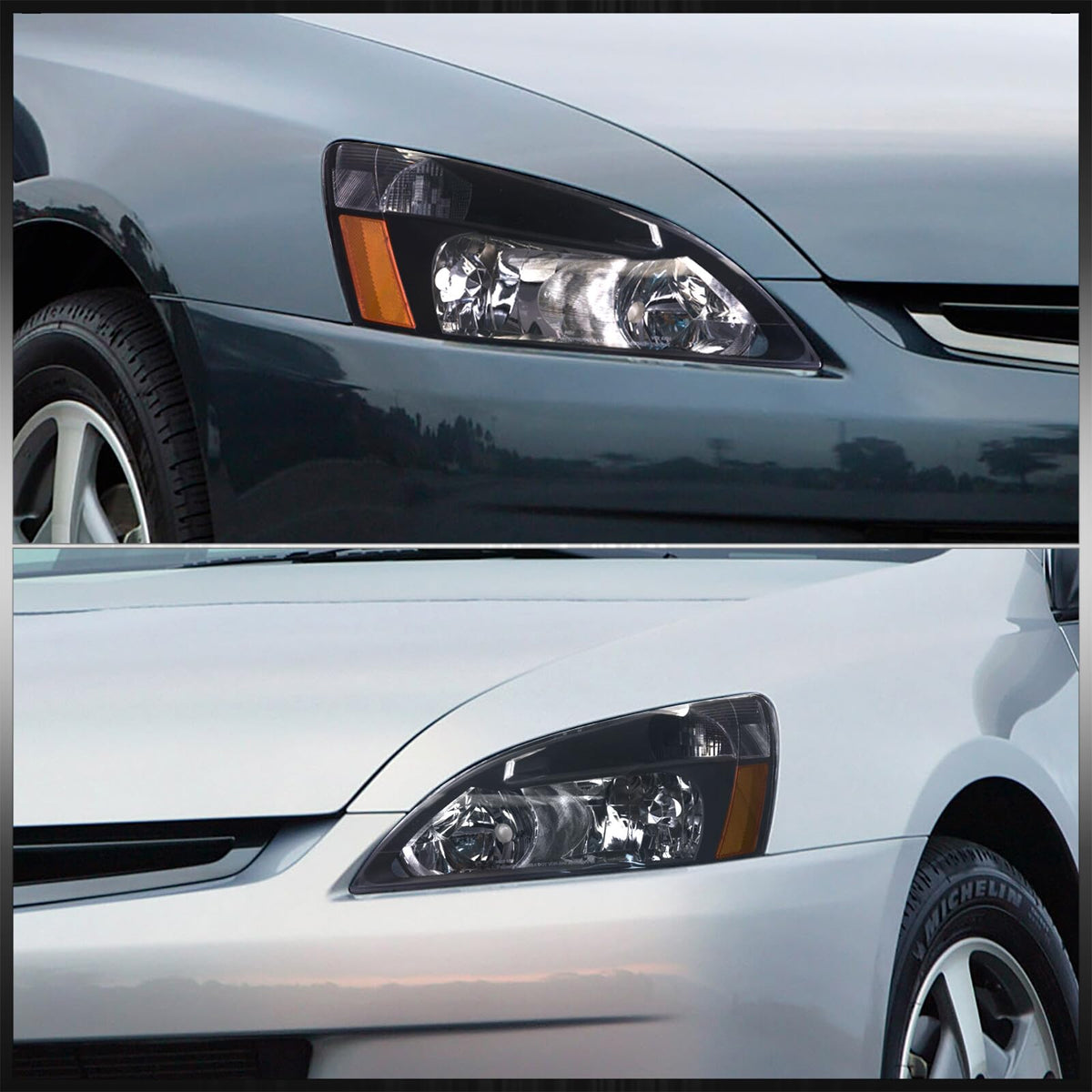 Headlights Assembly Left+Right Pair M7432