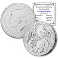 1 oz British Silver Britannia and Liberty Coin O42848