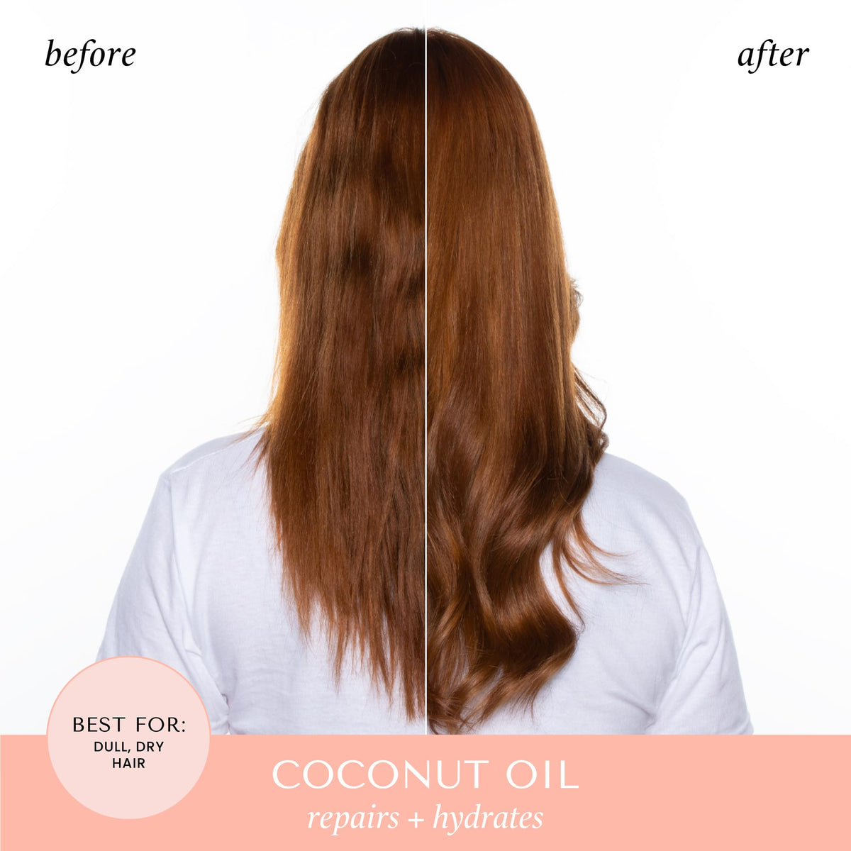 Coconut Nourishing Shampoo + Conditioner Set Sulfate-Free 12oz each U369
