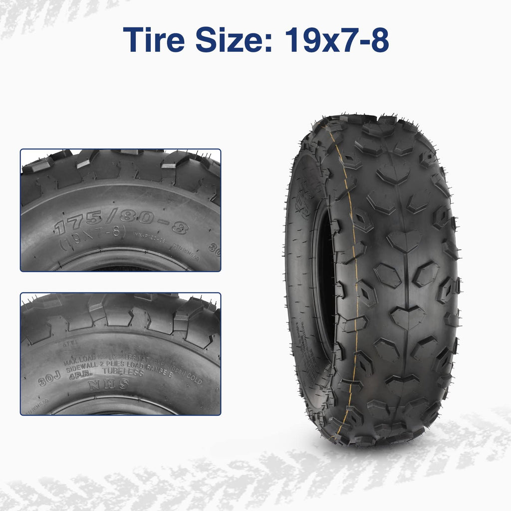 19x7-8 ATV UTV Off-Road Tires Set of 2 R4244