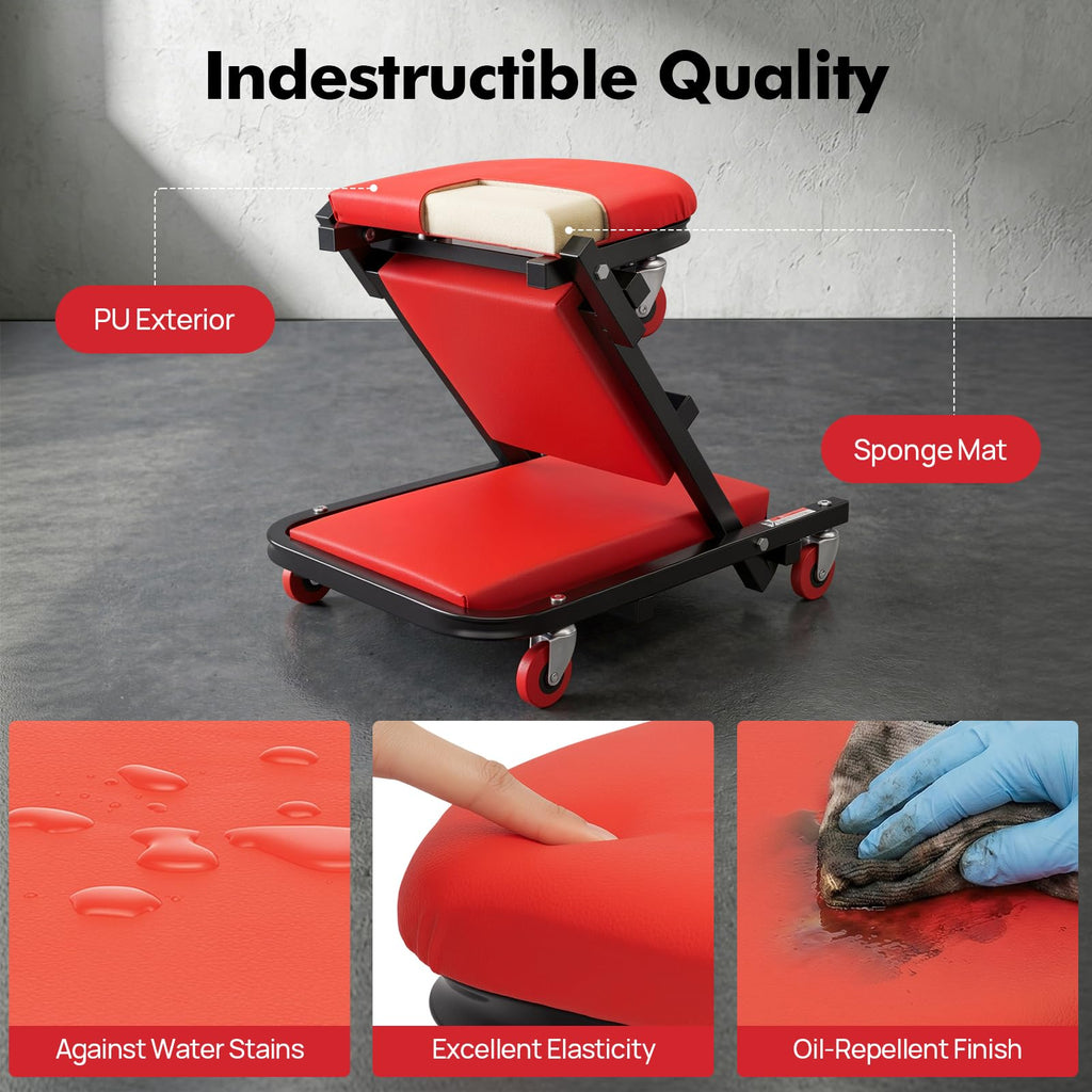 2 in 1 Heavy Duty Rolling Creeper Seat V446573
