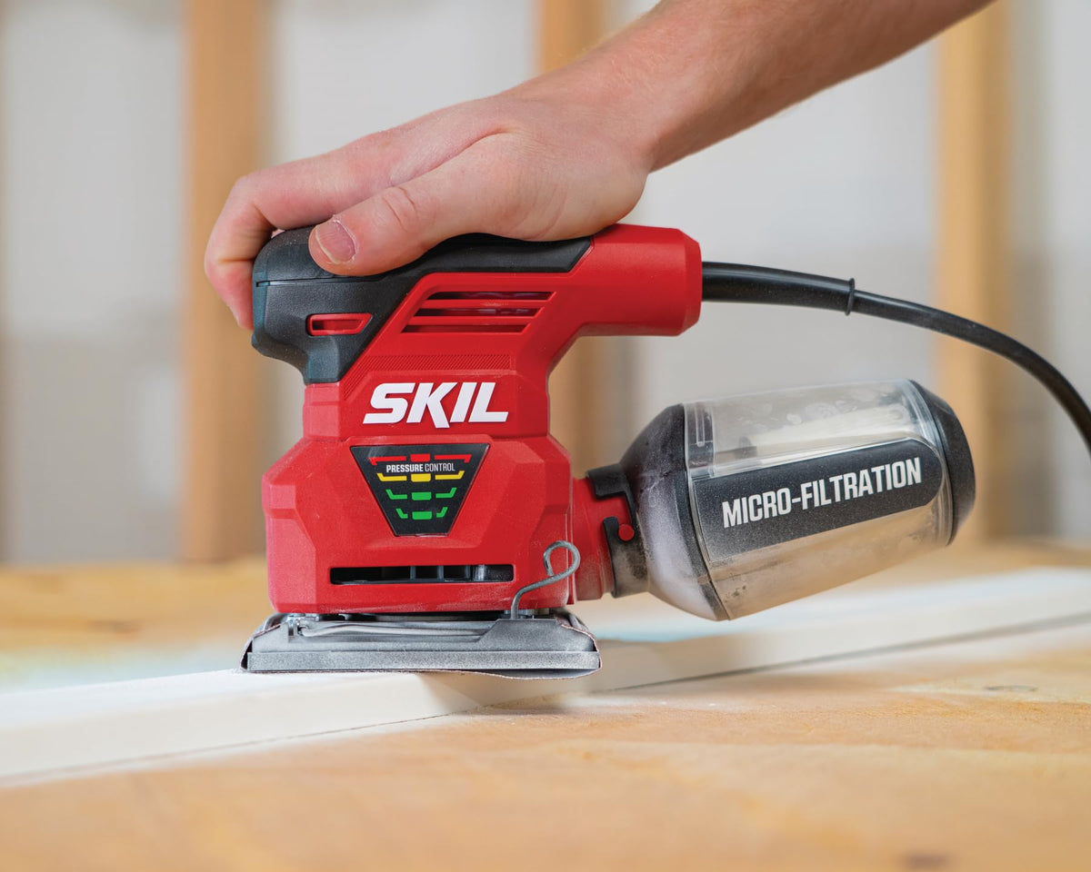 2.0 Amp 1/4 Sheet Palm Sander with Pressure Control N29954