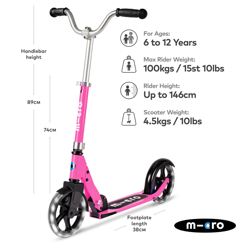 2 Wheel Foldable Kids Scooter with Adjustable Handlebar W302452
