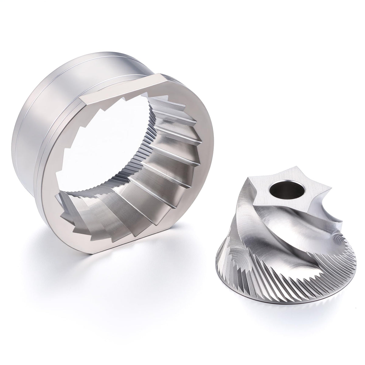 Conical Grinder Upper Lower Burrs Stainless Steel M1794