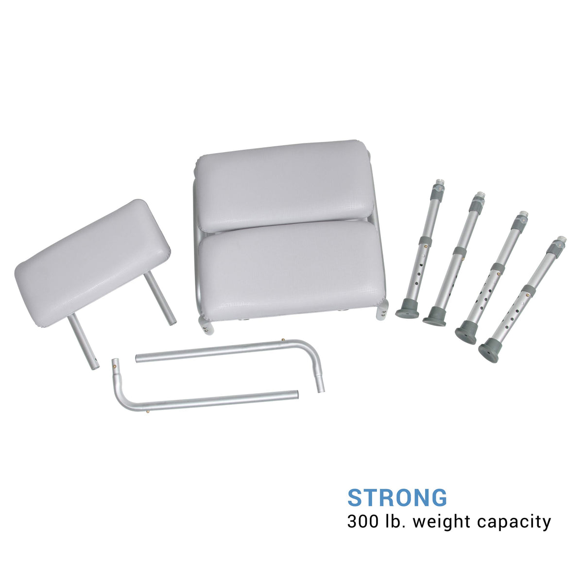 Padded Shower Chair with Backrest X7829