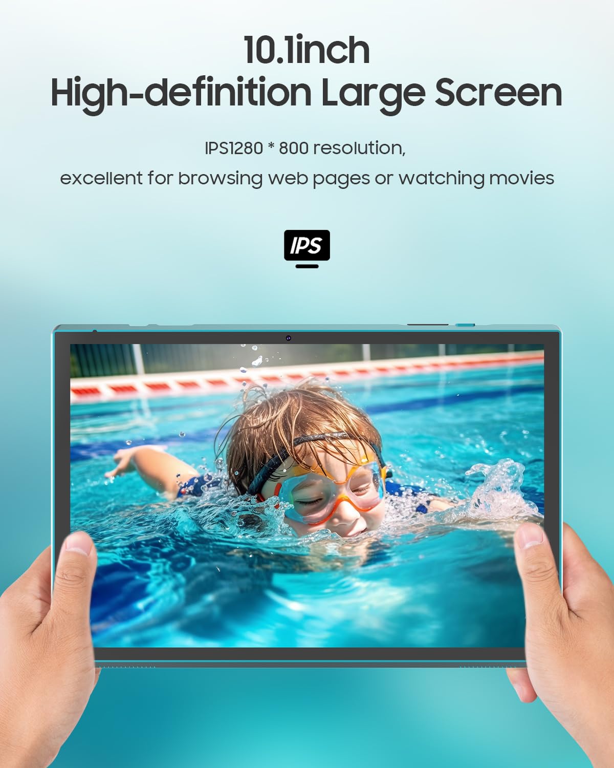10 inch Android Tablet with Keyboard Case Mouse Stylus Z1265