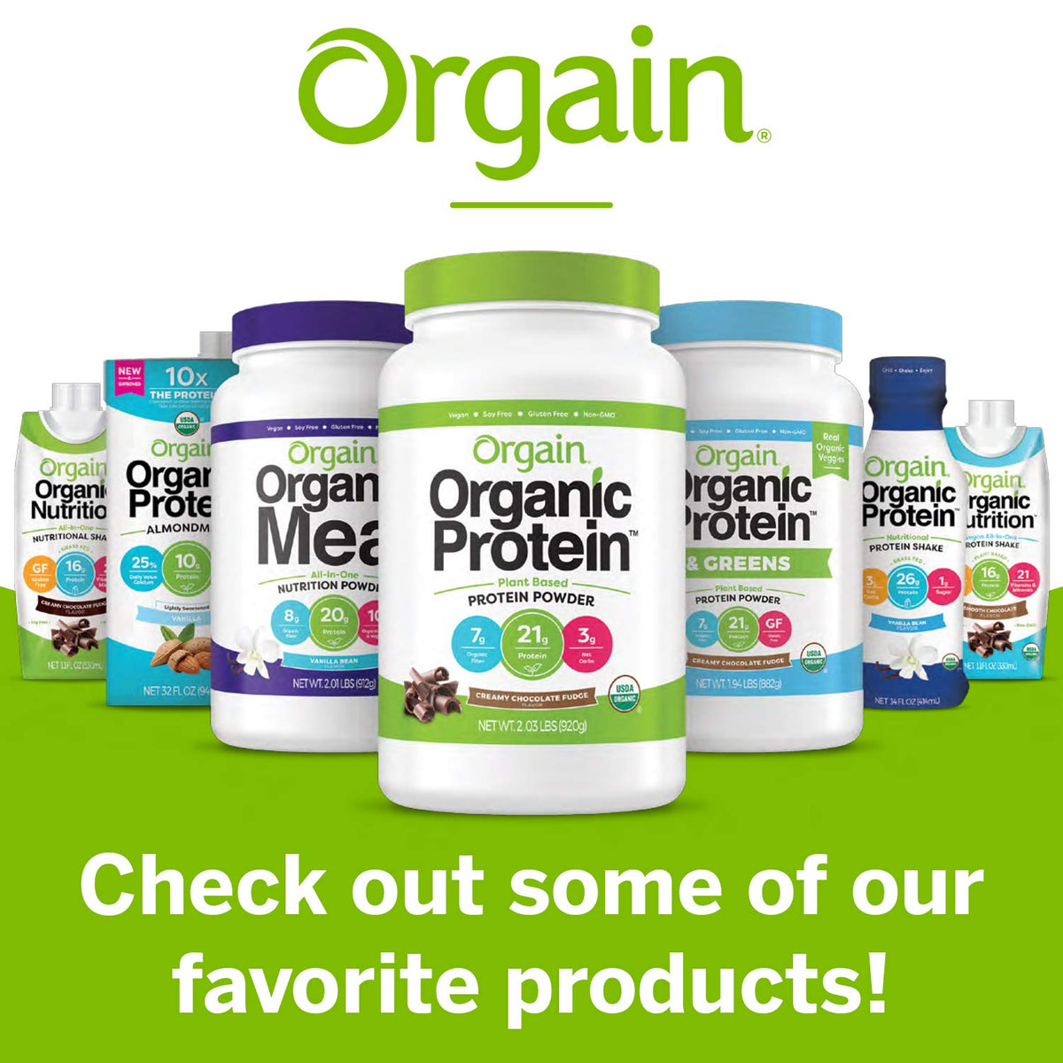 Organic Plant Based Vanilla Bean Protein Powder J68992