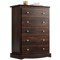 5 Drawer Rustic Brown Dresser V1760