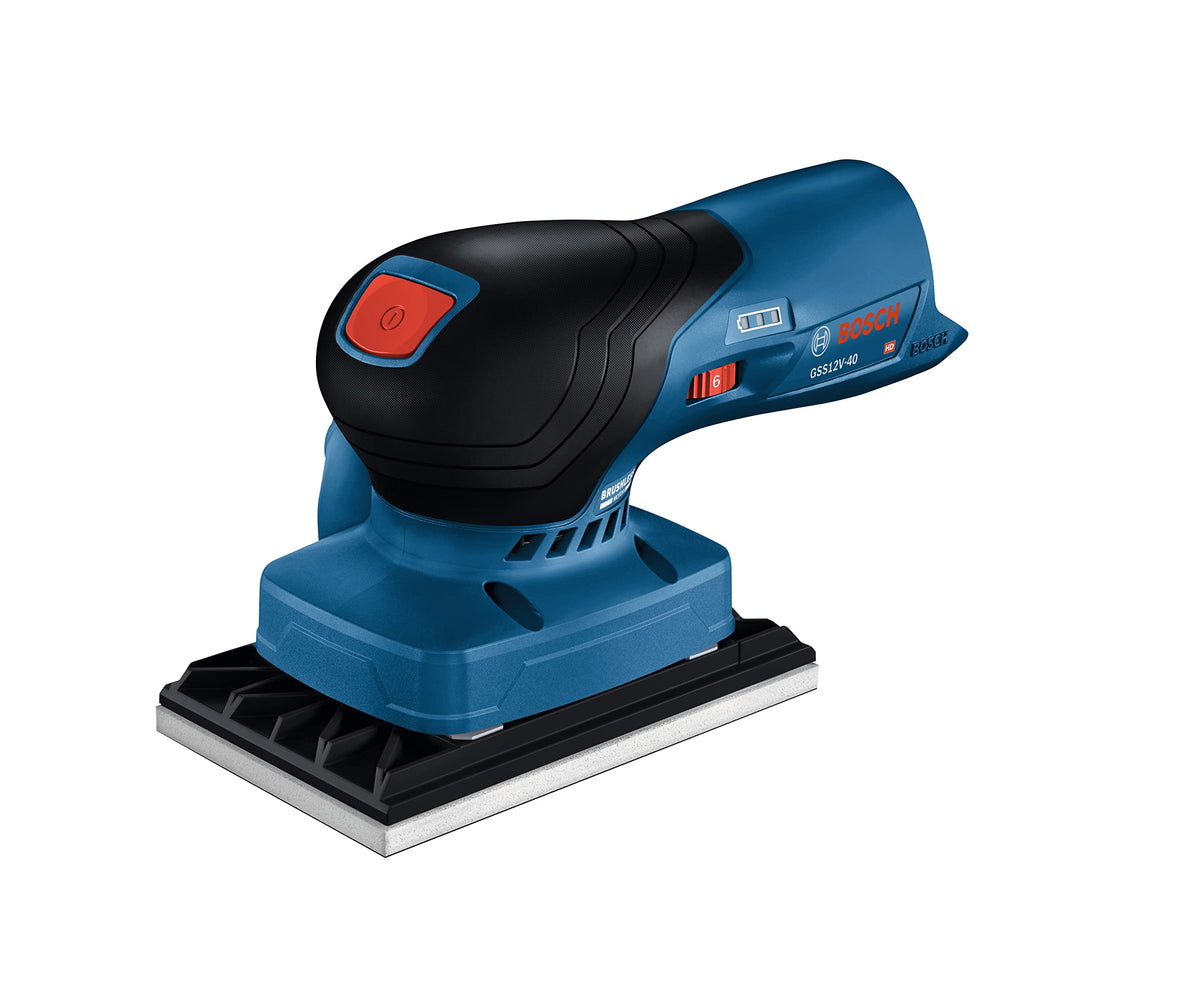 12V Brushless Orbital Finishing Sander with Dust Bag G9630