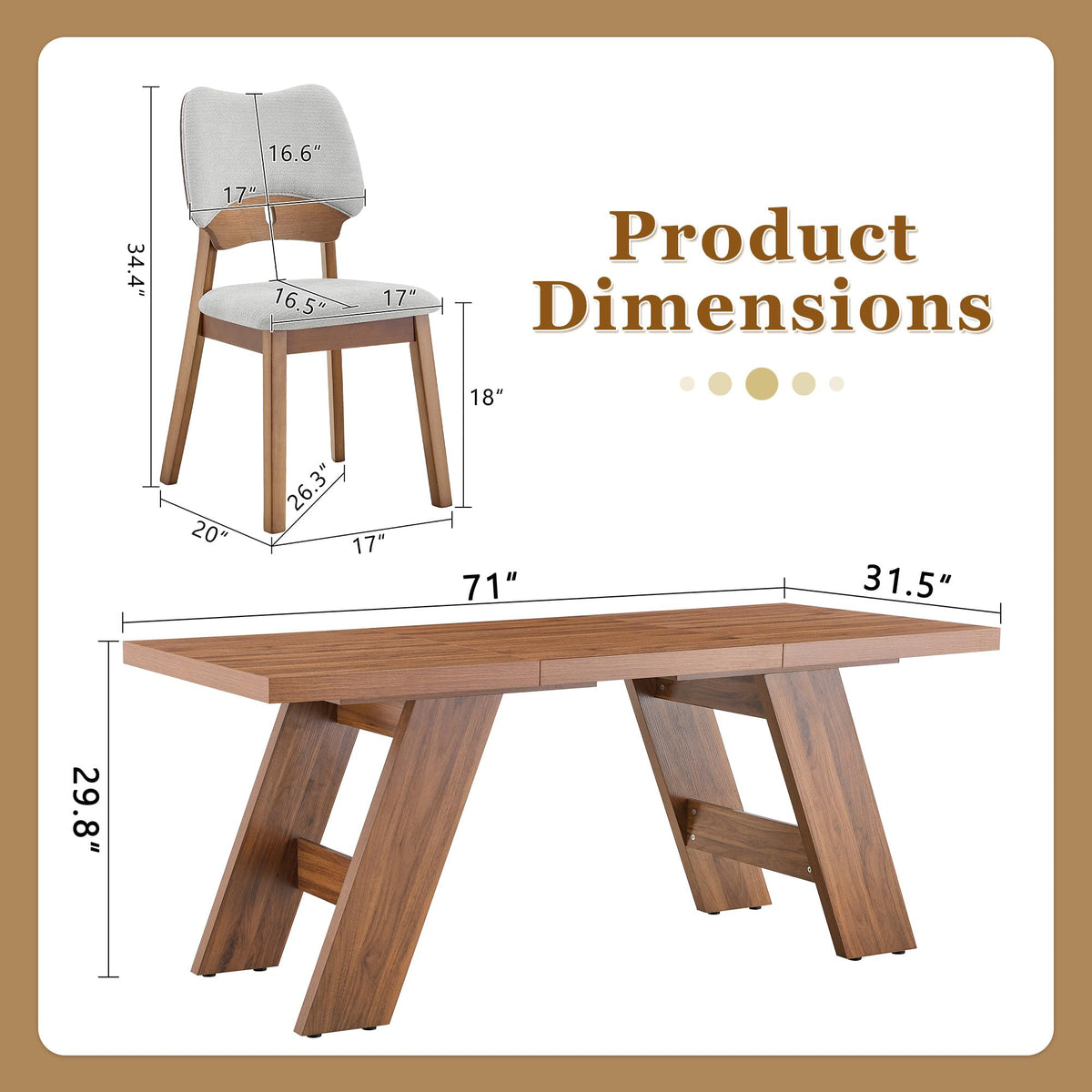 Dining Table Set for 8 O8989