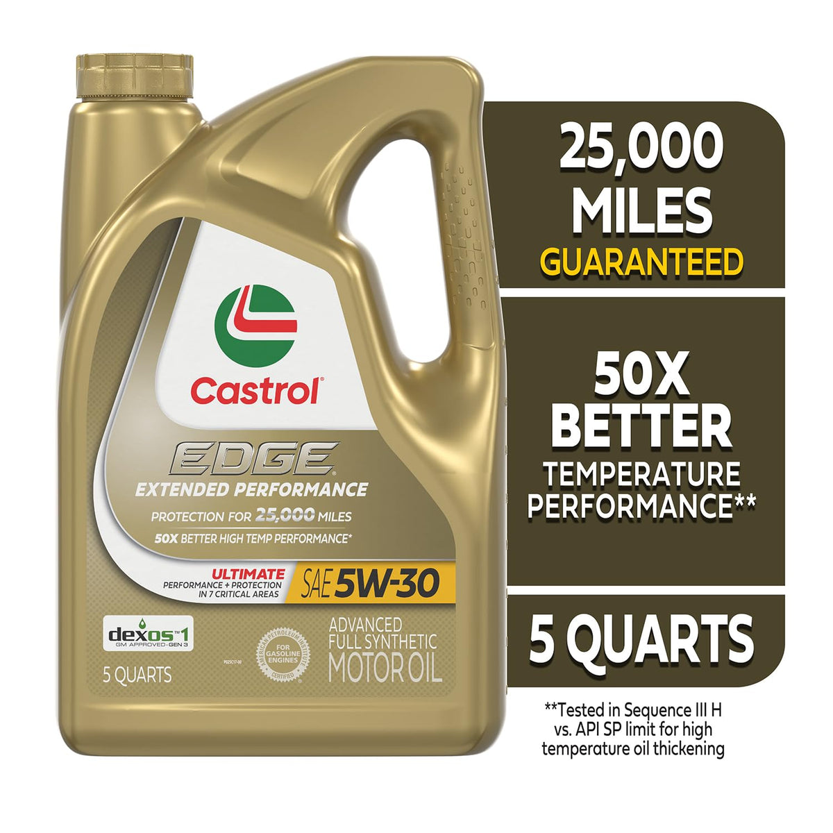 5W-30 Full Synthetic Motor Oil, 5 Qt K5627