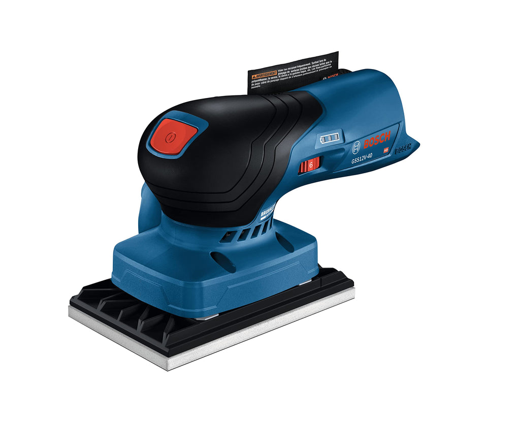 12V Brushless Orbital Finishing Sander with Dust Bag G9630