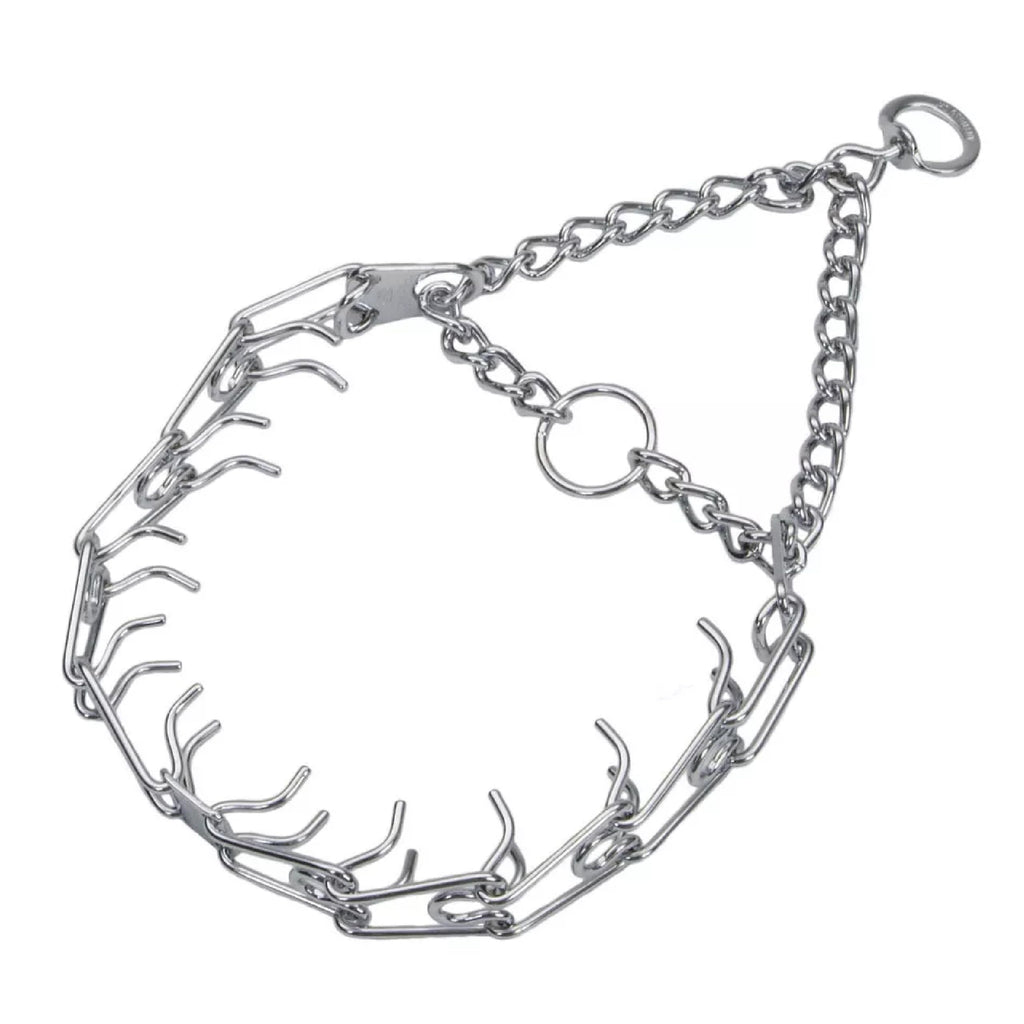 Steel Chrome Plated 3.0 mm Dog Prong Collar N41168