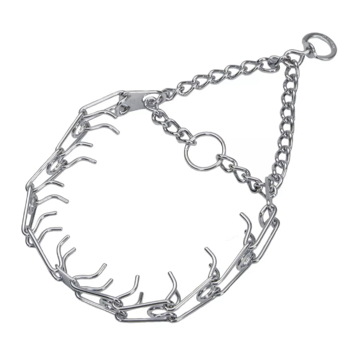 Steel Chrome Plated 3.0 mm Dog Prong Collar N41168