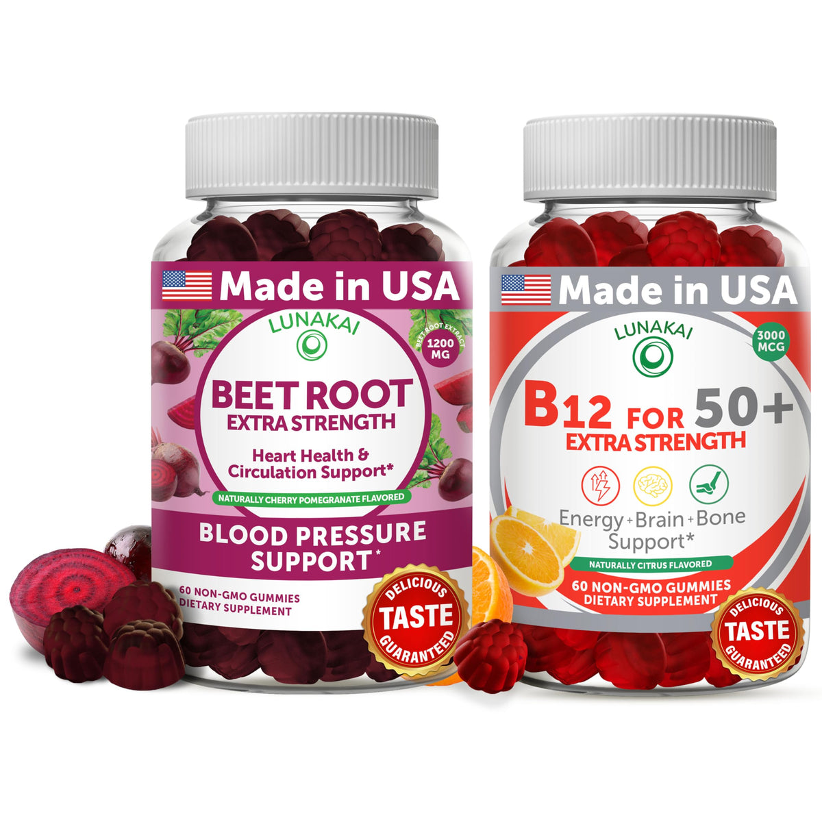 Beet Root and Vitamin B12 Gummies Z701