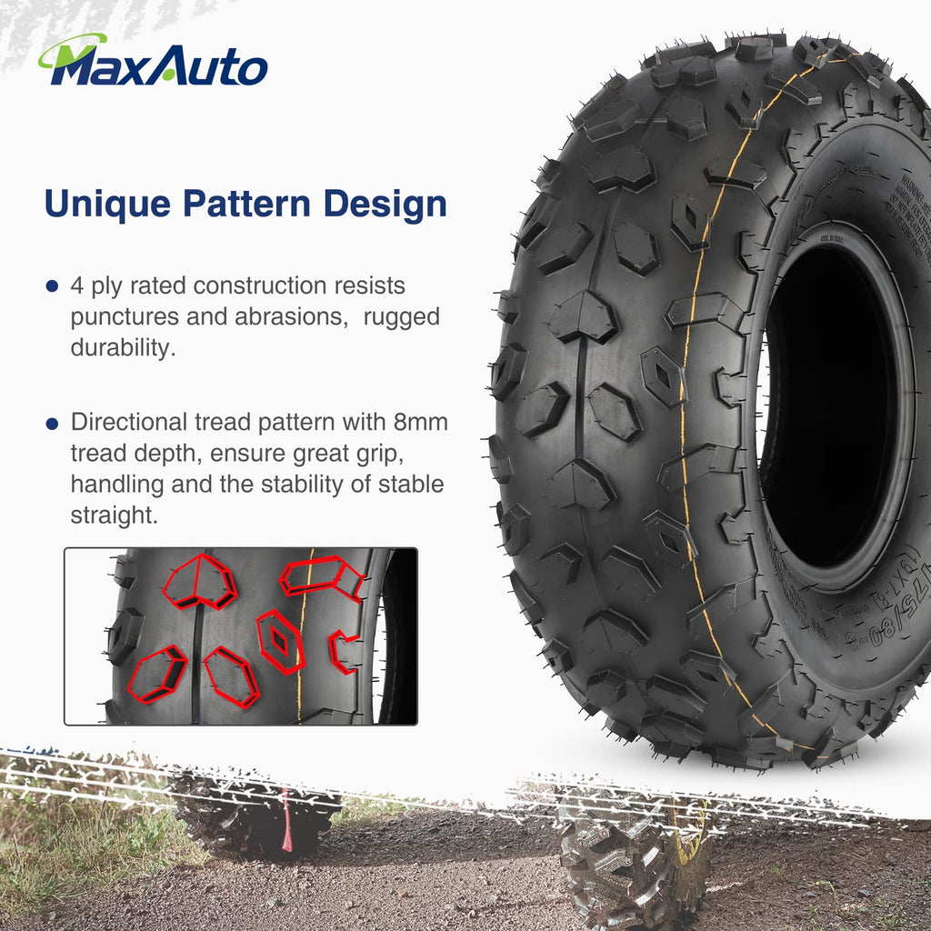 19x7-8 ATV UTV Off-Road Tires Set of 2 R4244