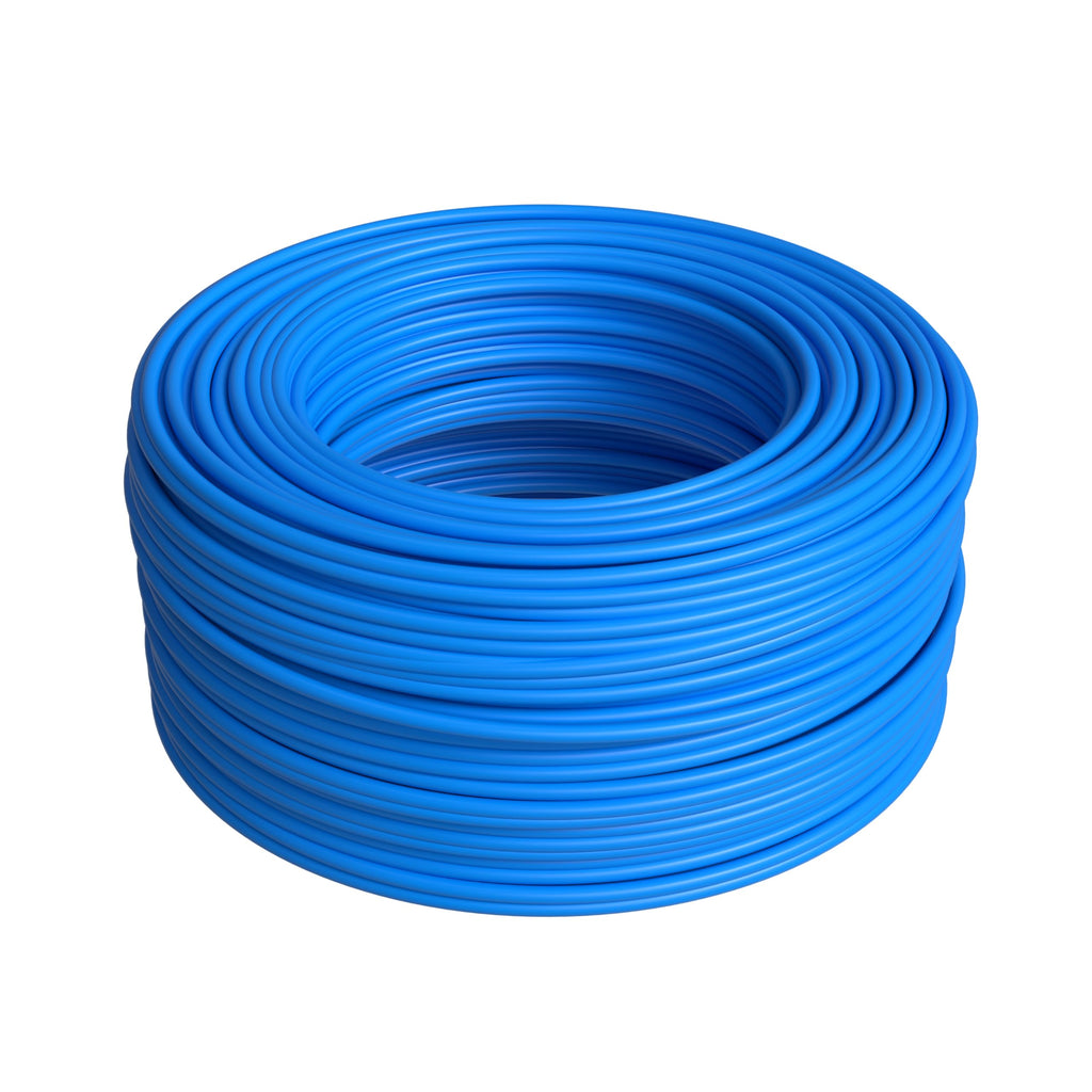 1000ft Cat6 Plenum Rated CMP 23AWG Solid CCA UTP 550MHz Bulk Network Cable Blue E41220