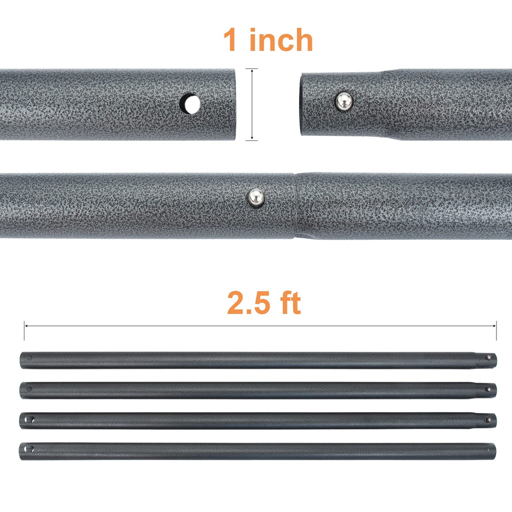 10Ft Adjustable Background Stand Backdrop Support System Kit with Carry Bag Y82379