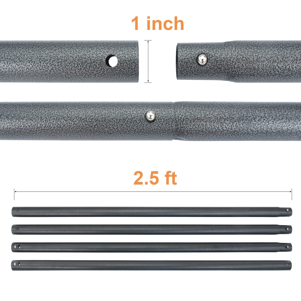 10Ft Adjustable Background Stand Backdrop Support System Kit with Carry Bag Y82379