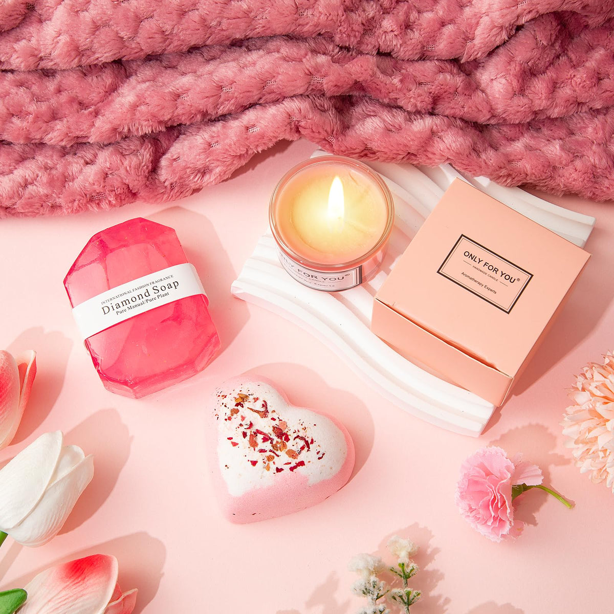 Self Care Gift Set with Blanket C5769