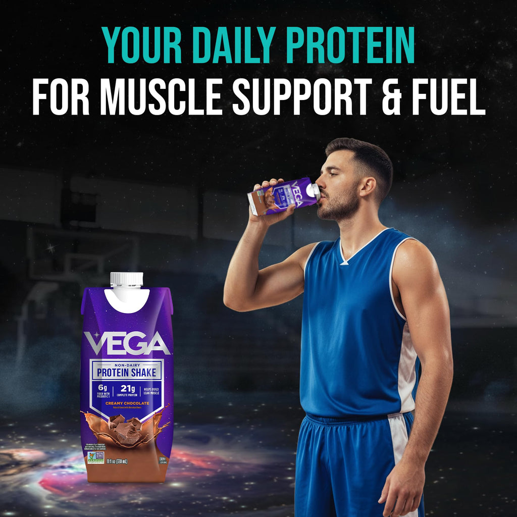 Creamy Chocolate Vegan Protein Shake 21g 330ml 12 Pack V52036