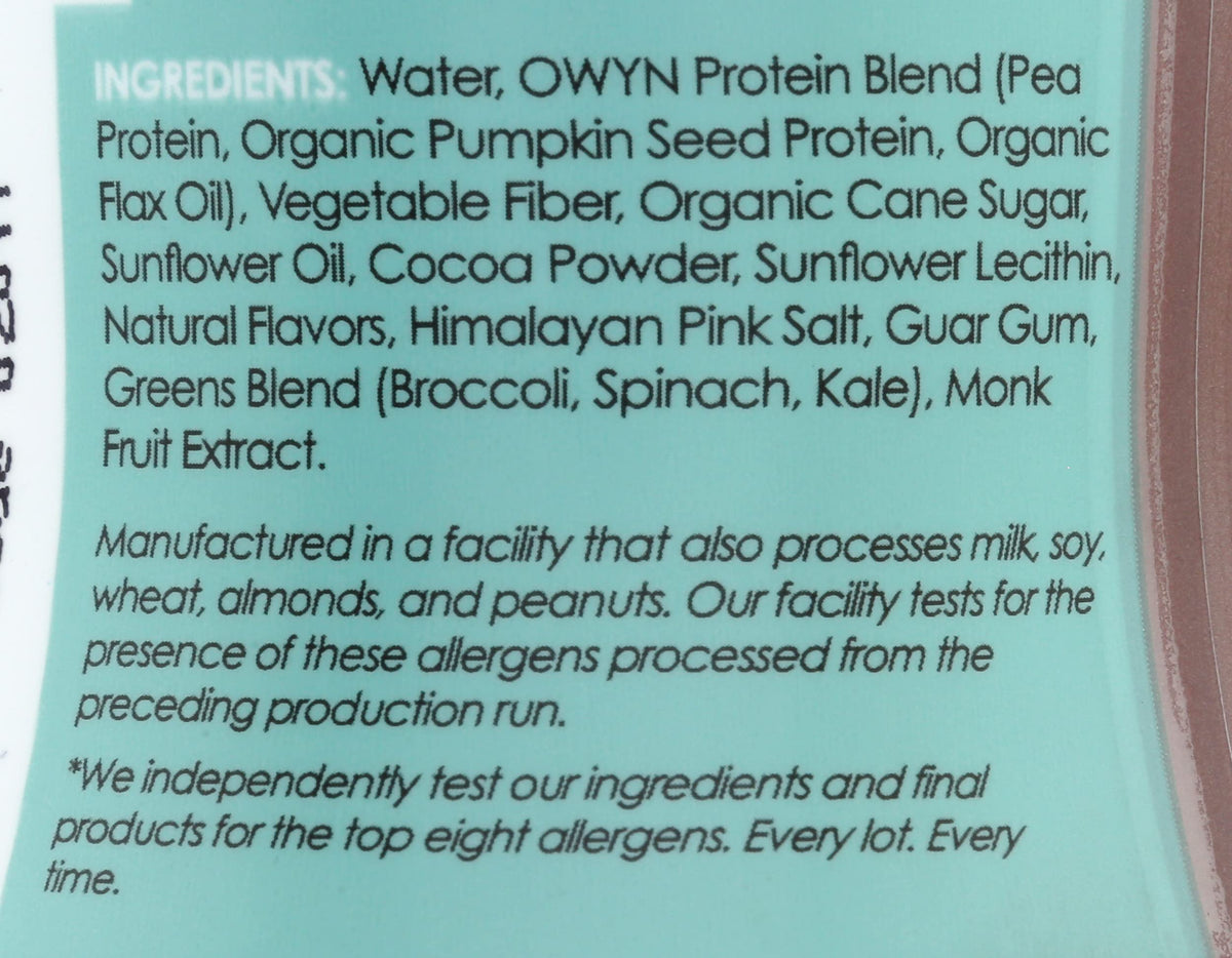 Dark Chocolate Plant Based Protein Shake D97453