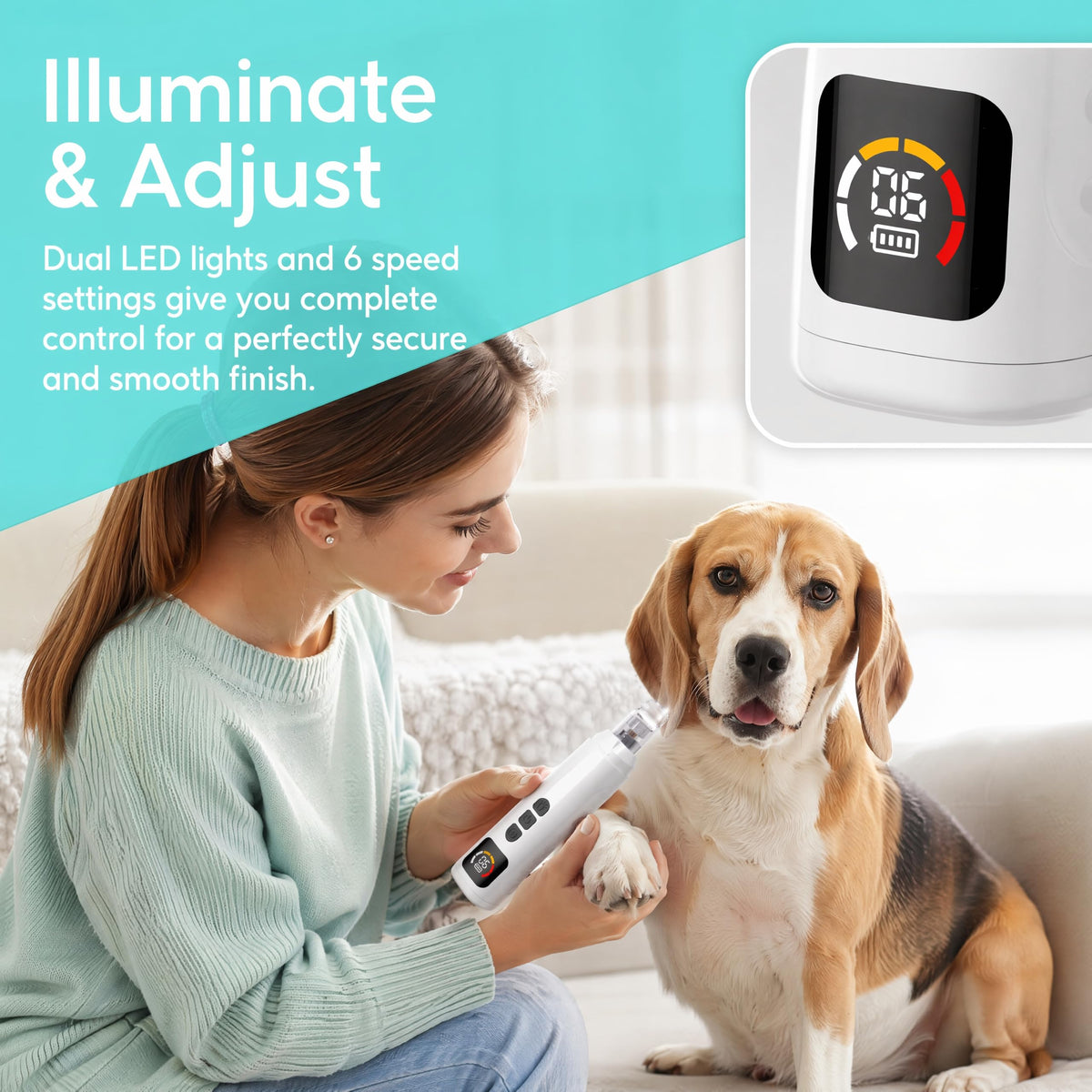 Quiet Dog Nail Grinder A764