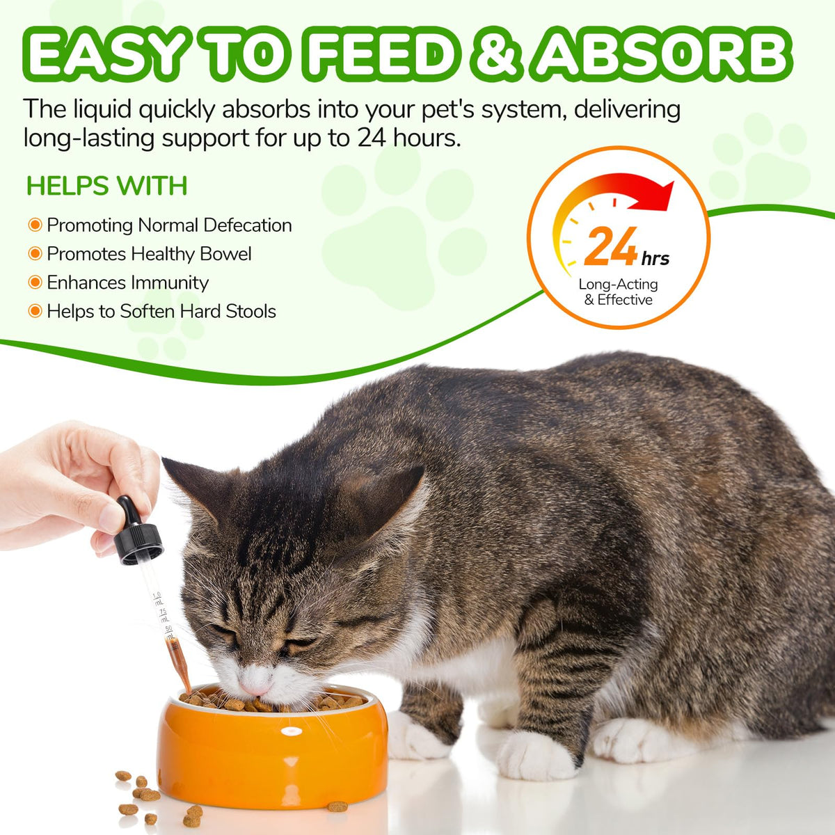 Natural Cat Laxative Liquid Stool Softener 2 fl oz S628441