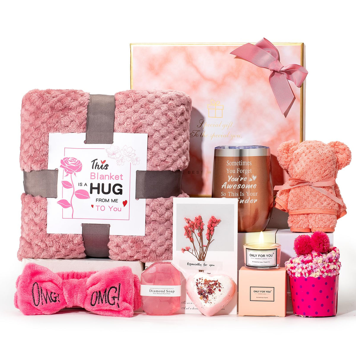 Self Care Gift Set with Blanket C5769