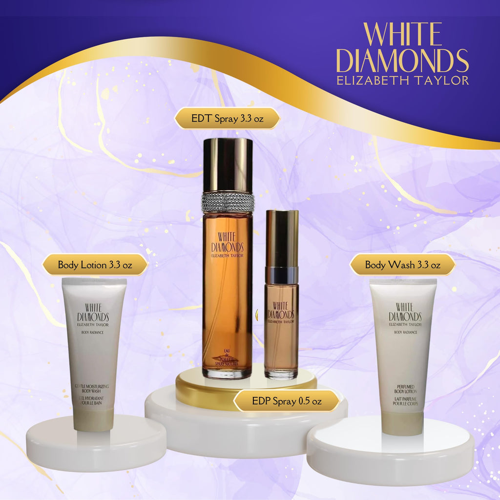 White Diamonds 4 Piece Fragrance Gift Set T695246