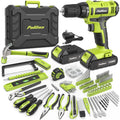 199-Piece 20V Cordless Drill Driver Power Tool Set with Toolbox X8536