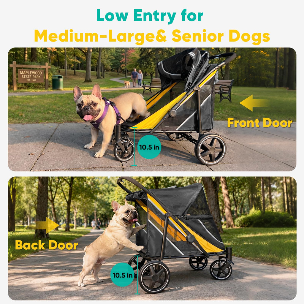 Dog Stroller for Large Medium Dogs up to 80 lbs E44397
