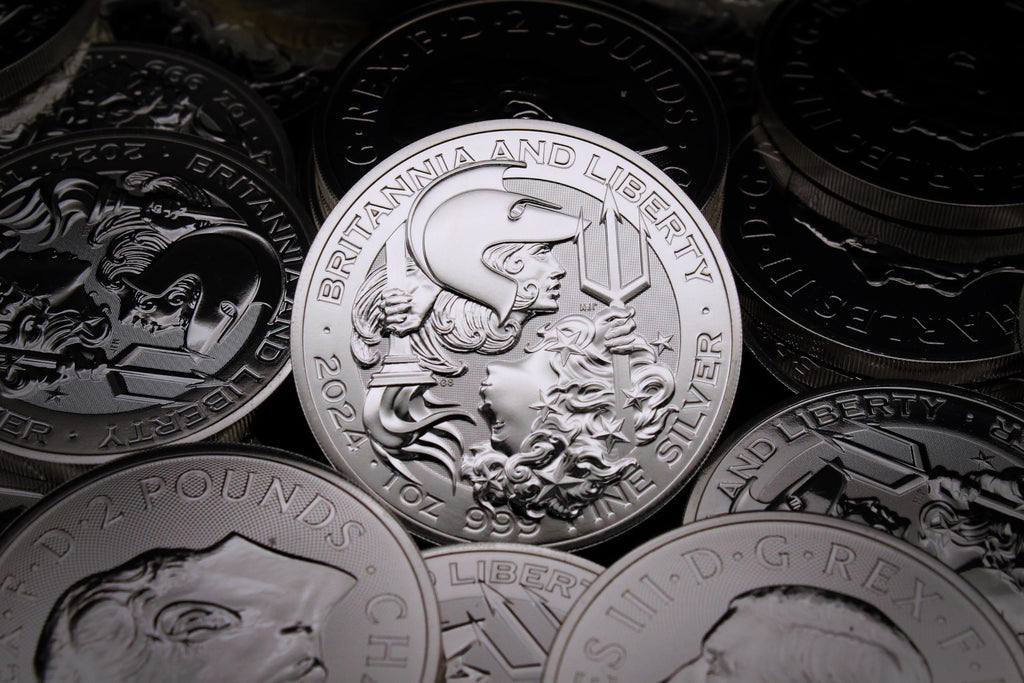 1 oz British Silver Britannia and Liberty Coin O42848