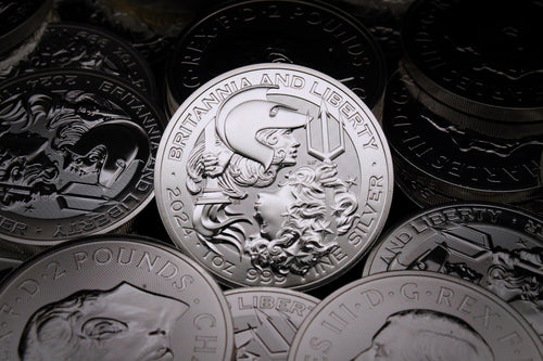 1 oz British Silver Britannia and Liberty Coin O42848