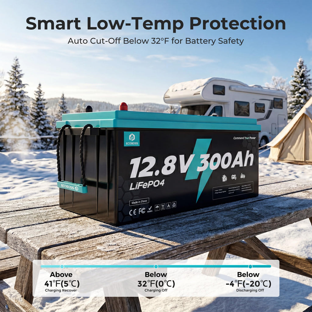 12V 300Ah LiFePO4 Deep Cycle Lithium Battery 2Pack Z23624