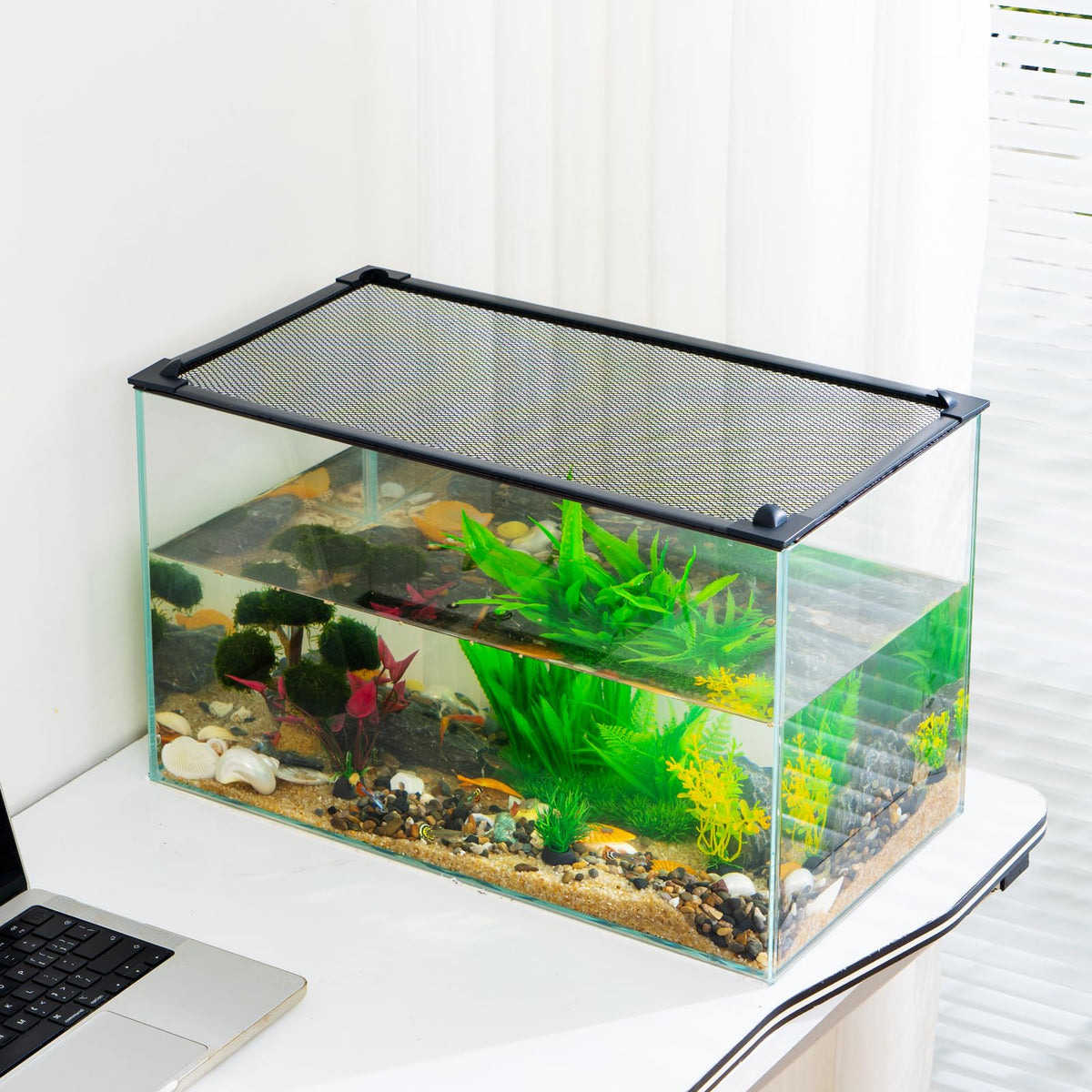 Magnetic Aquarium Lid Anti-Jumping Net Cover K520