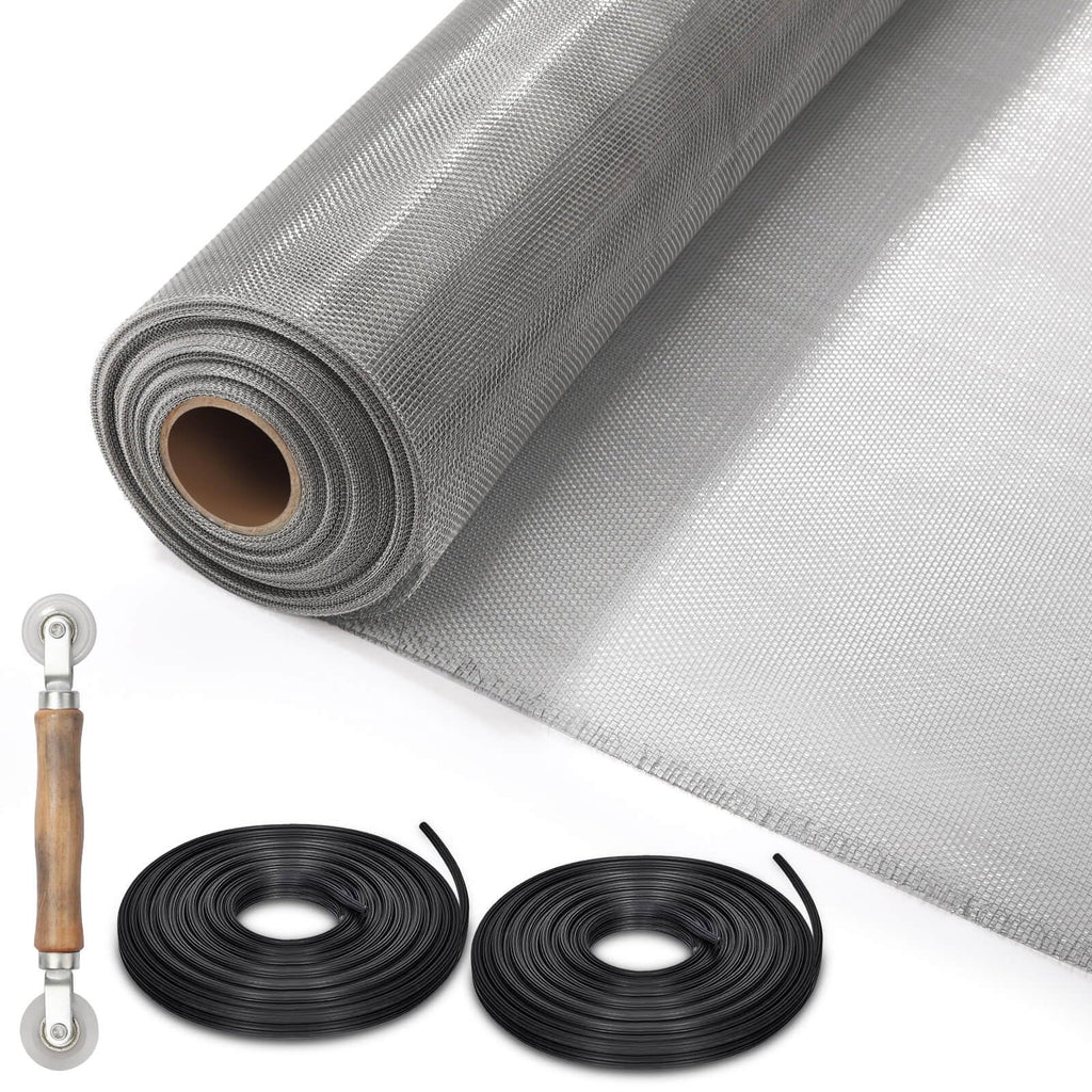 Aluminum Screen Roll with Spline & Rolling Tool L49970