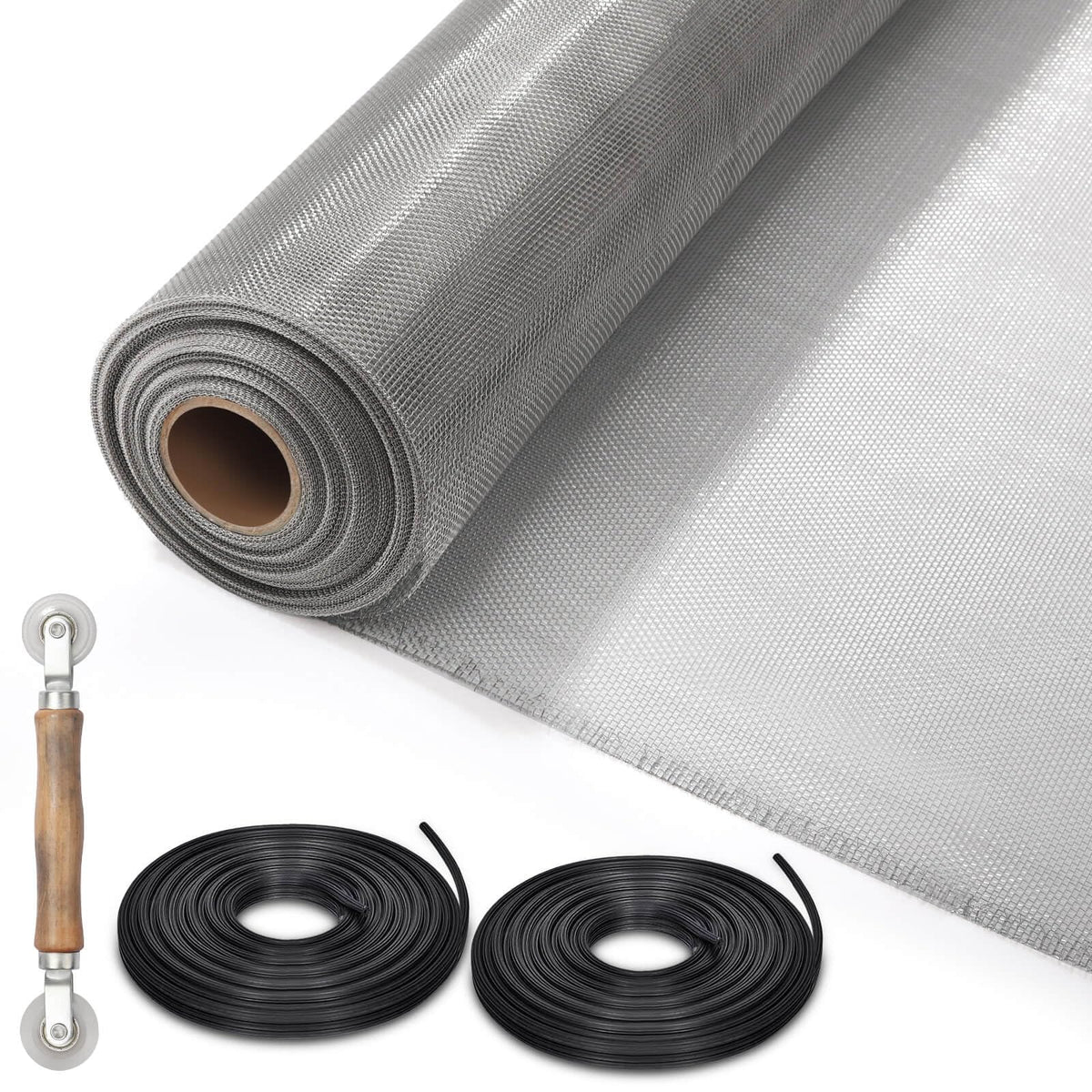 Aluminum Screen Roll with Spline & Rolling Tool L49970