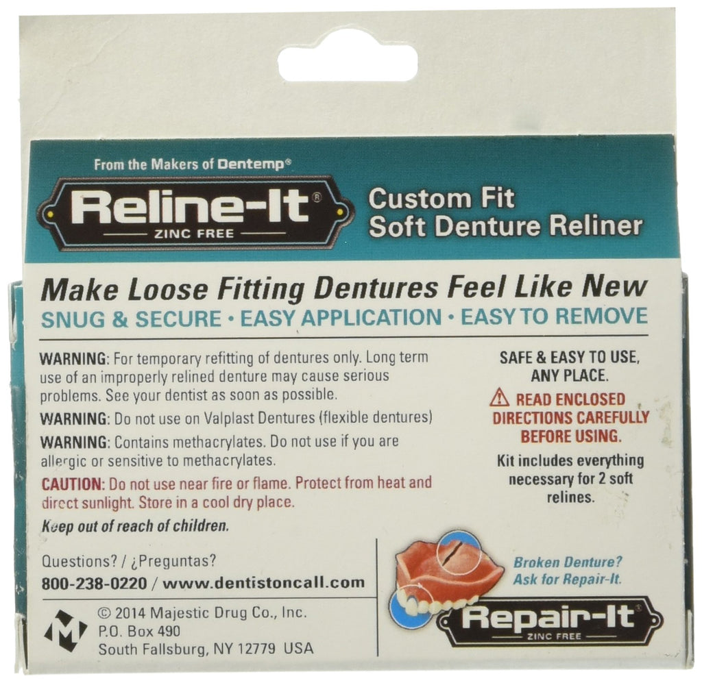 Denture Reliner Kit Pack of 2 R584