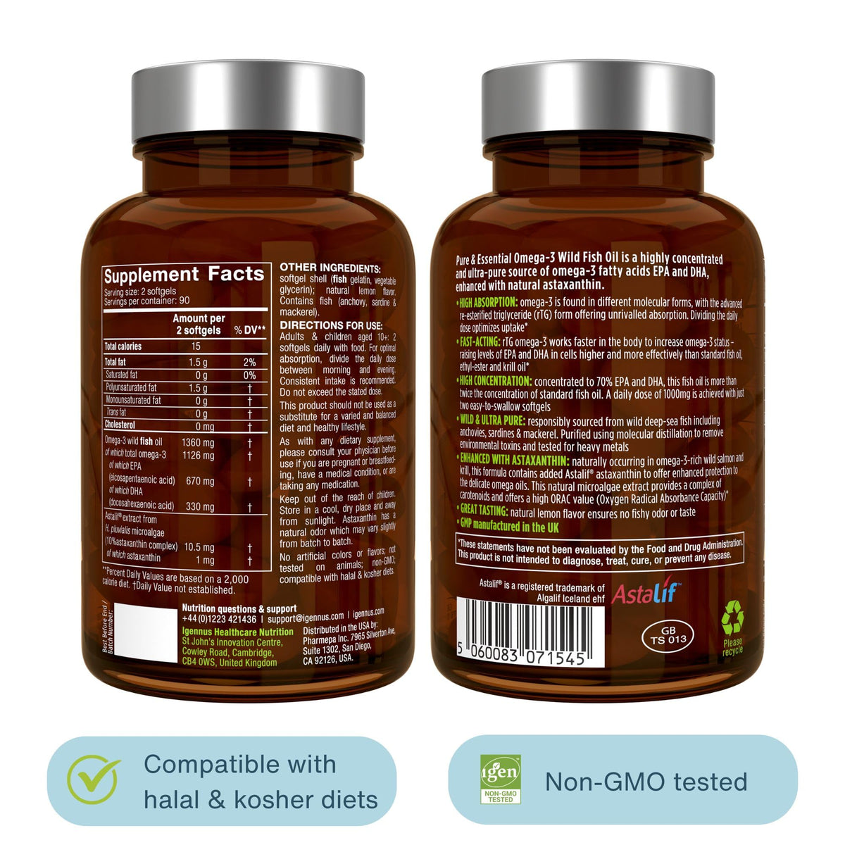 Wild Fish Oil 1360mg J1253
