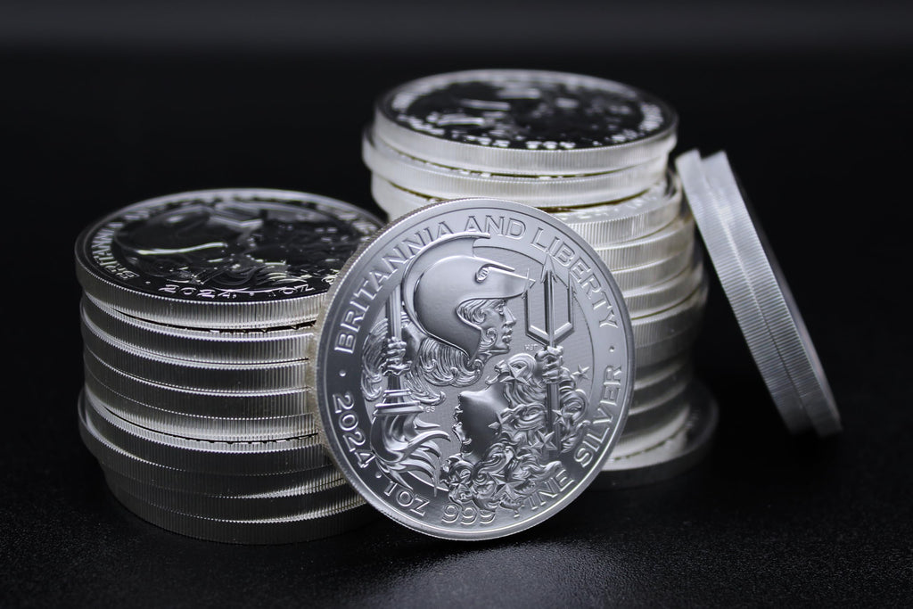 1 oz British Silver Britannia and Liberty Coin O42848