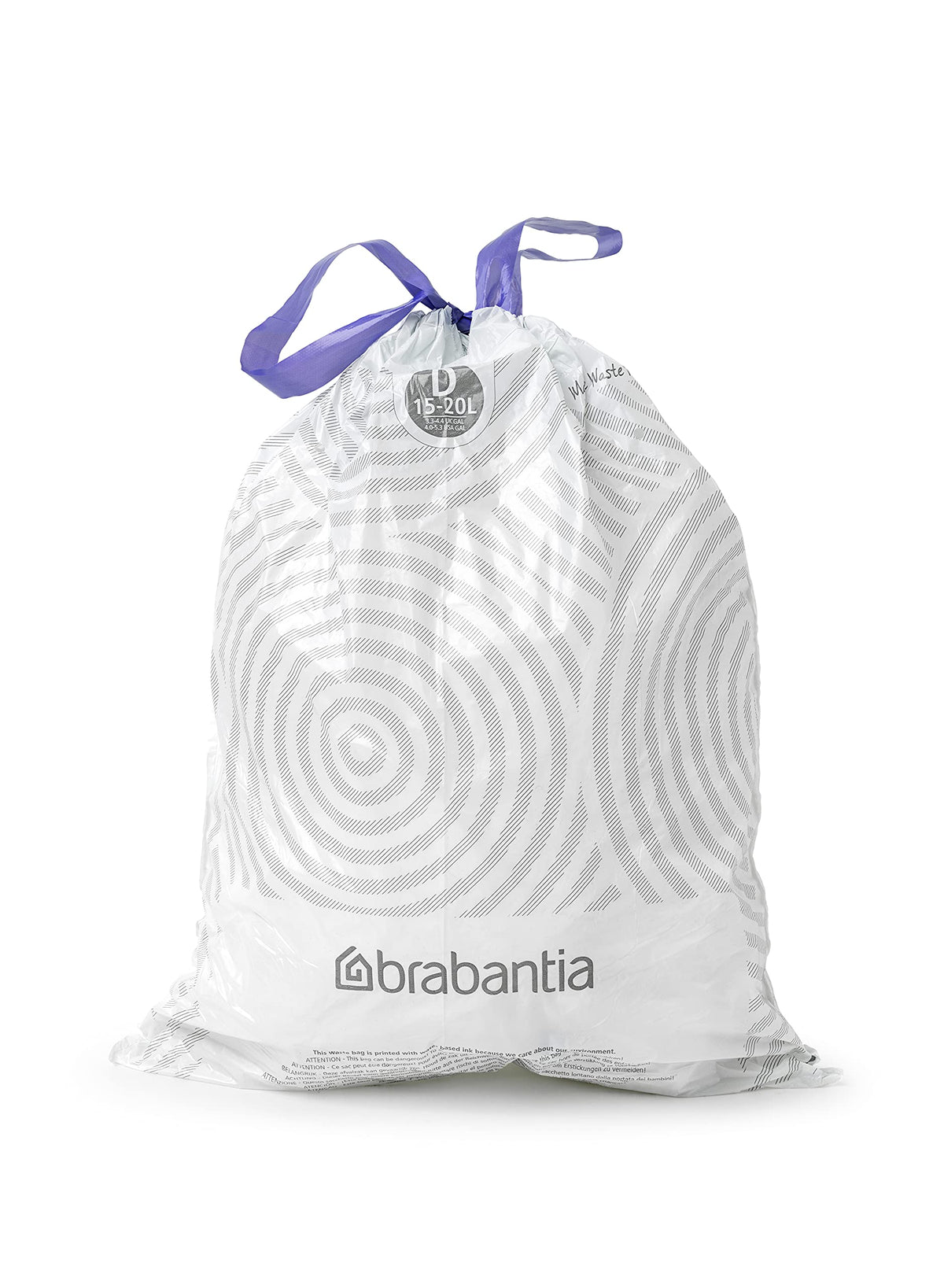 4-5.3 Gal Drawstring Trash Bags M653535