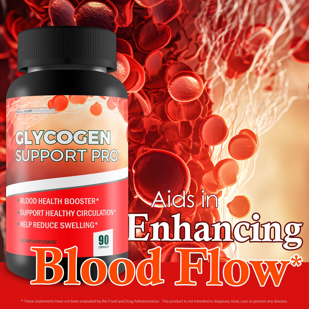 Blood Health Supplements with Magnesium Turmeric Vitamin D Vitamin C Zinc M203