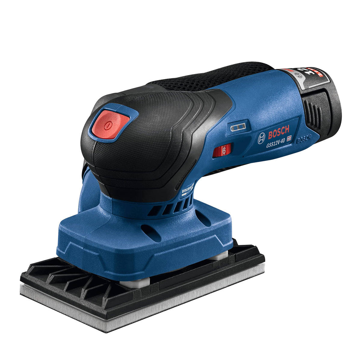 12V Brushless Orbital Finishing Sander with Dust Bag G9630