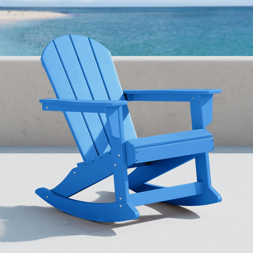 Pacific Blue Poly Adirondack Chair X908