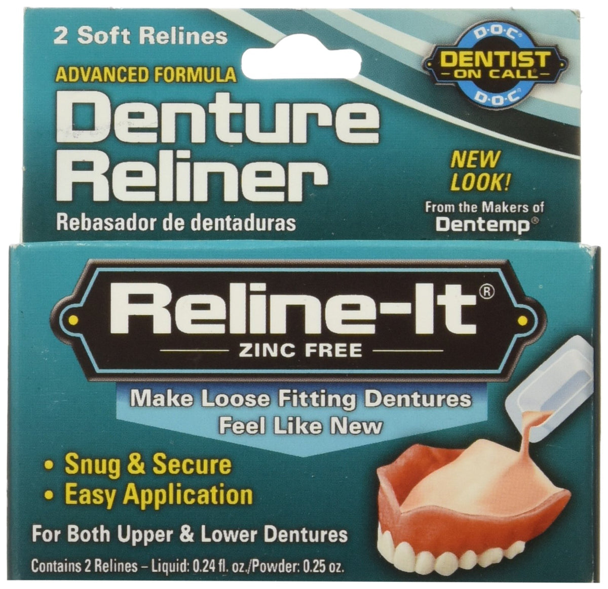 Denture Reliner Kit Pack of 2 R584
