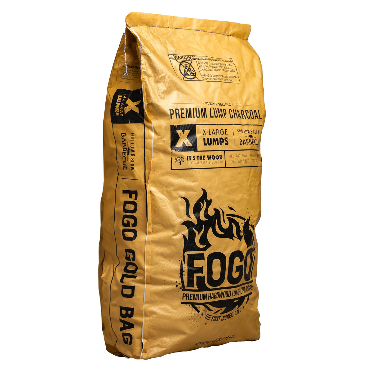 Hardwood Lump Charcoal 35 Pound Bag 2-Pack N18370